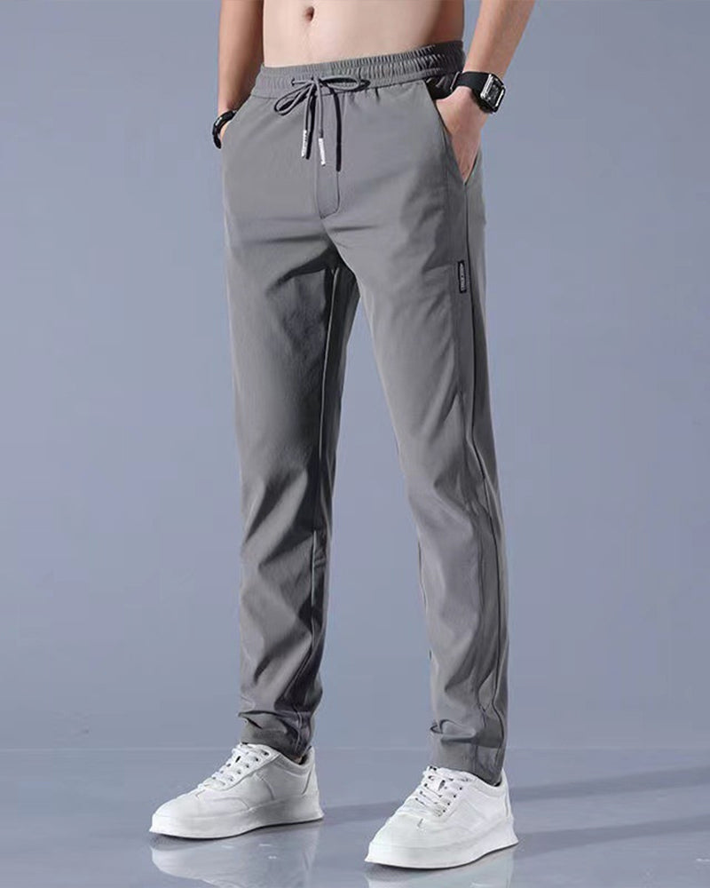 Pantalon de jogging confortable avec cordons et coupe ajustée - BerlinGlamour