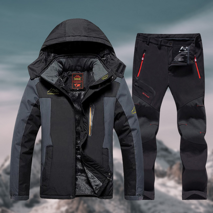 Costume Ski 2 Pièces Homme Chaud et Imperméable - PanierRoyale