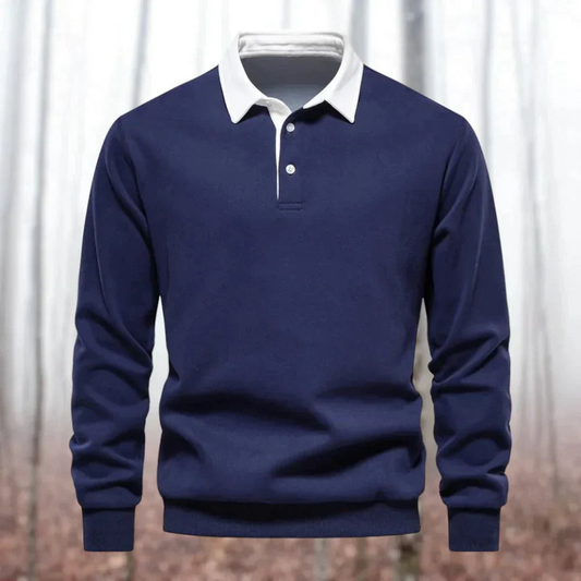 Polo Homme Manches Longues Classique et Chic - PanierRoyale