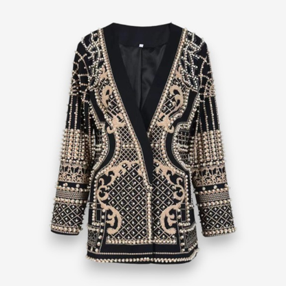 Veste Femme Manches Longues Col en V Élégante - PanierRoyale