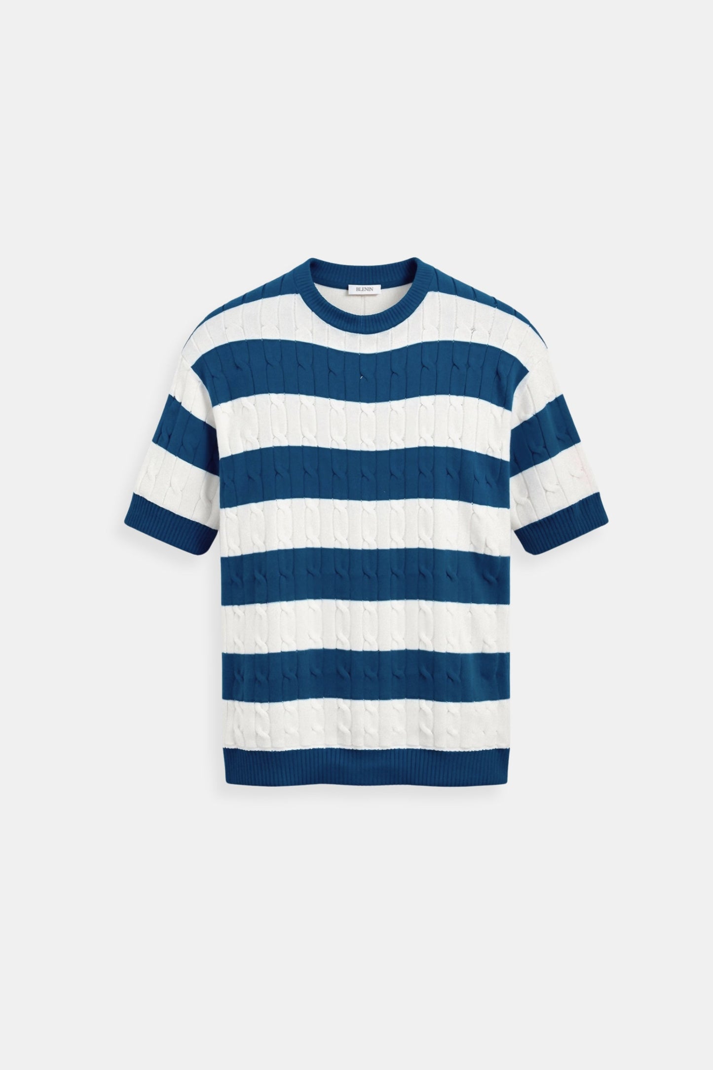 Pull marin Homme Manches Courtes Confortable et Élégant