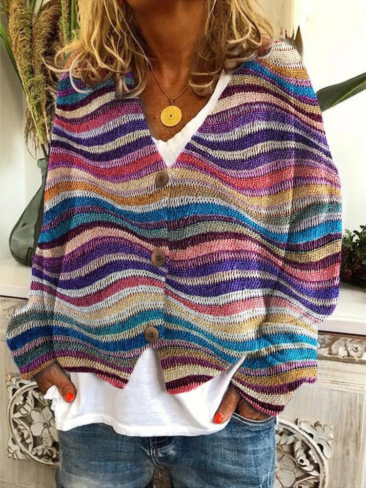 Cardigan Femme Manches Longues Tendance - PanierRoyale