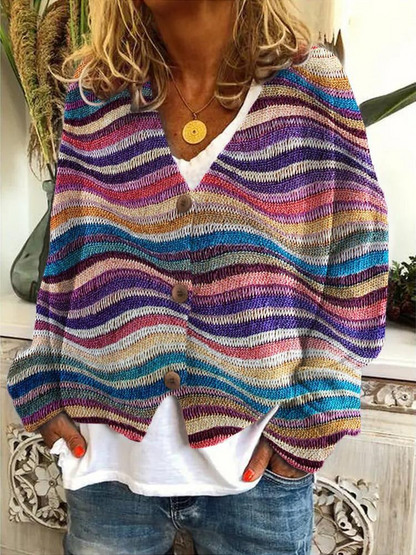 Cardigan Femme Manches Longues Tendance - PanierRoyale