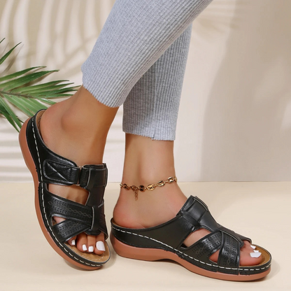 Sandales de randonnée pour femmes en cuir souple et léger - PanierRoyale