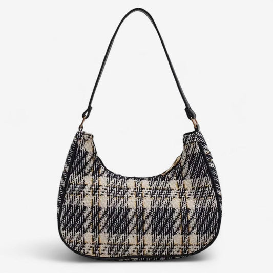 Sac à bandoulière grand format avec fermeture éclair sécurisée - PanierRoyale