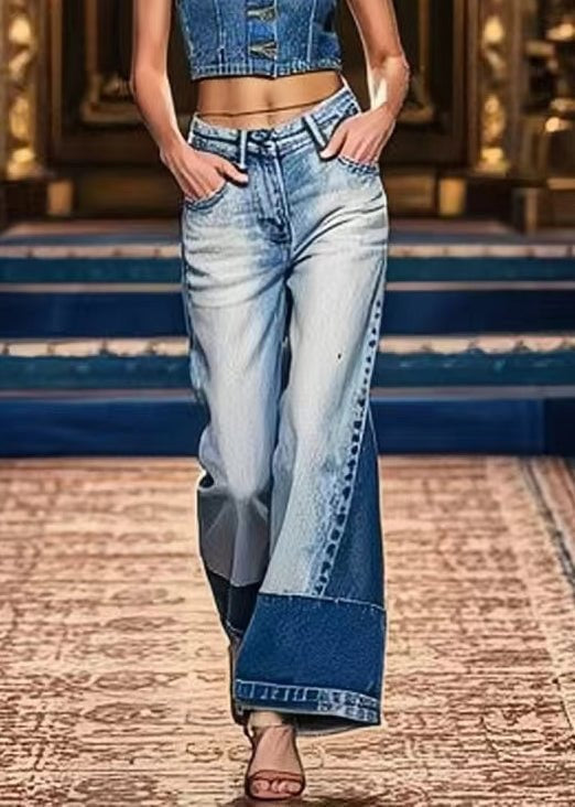 Fashion Blue High Waist Distressed Summer Shorts - EasyApparels