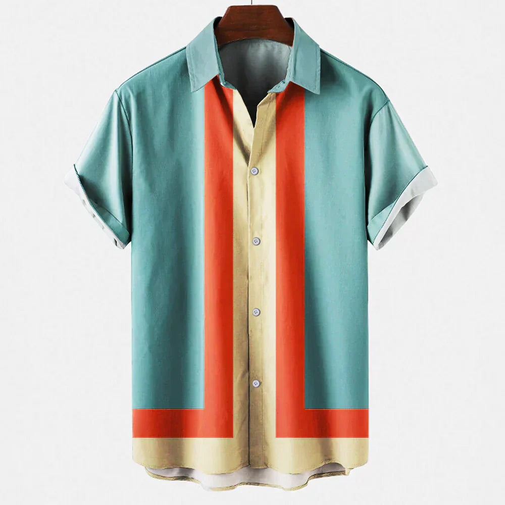 Chemise Homme Manches Courtes Décontractée