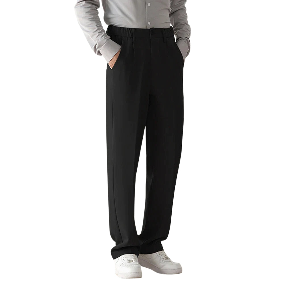 Pantalon Slim Fit avec Poches et Coupes Élégantes - PanierRoyale