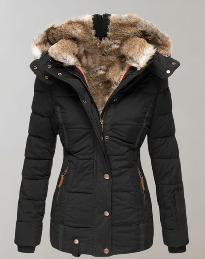 Manteau Femme Hiver Épais et Confortable avec Doublure Chaude