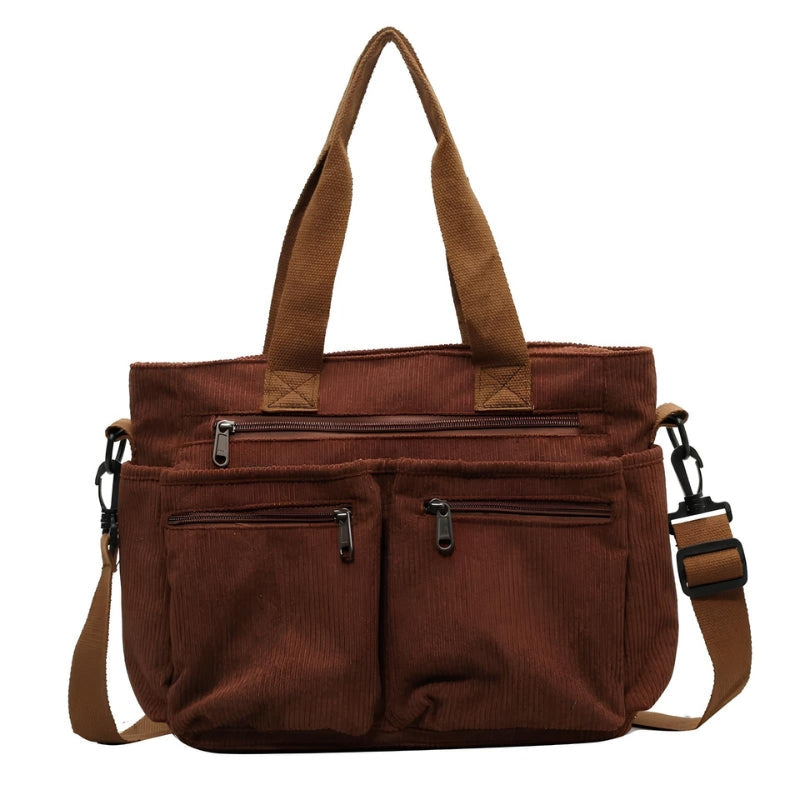 Sac à Bandoulière Chic en Cuir avec Poches Intérieures - PanierRoyale