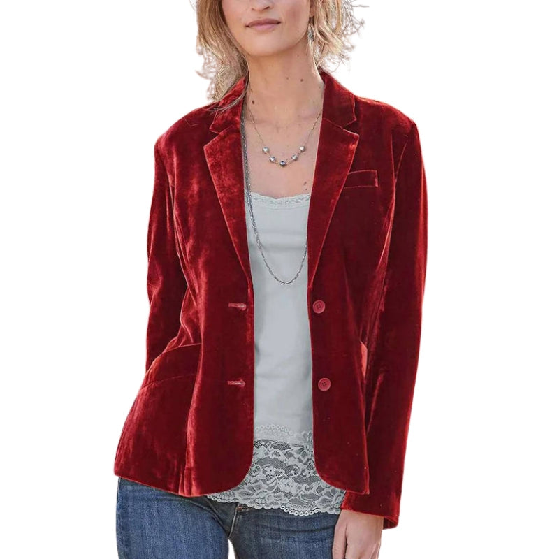 Veste Femme Élégante avec Poches Latérales - PanierRoyale