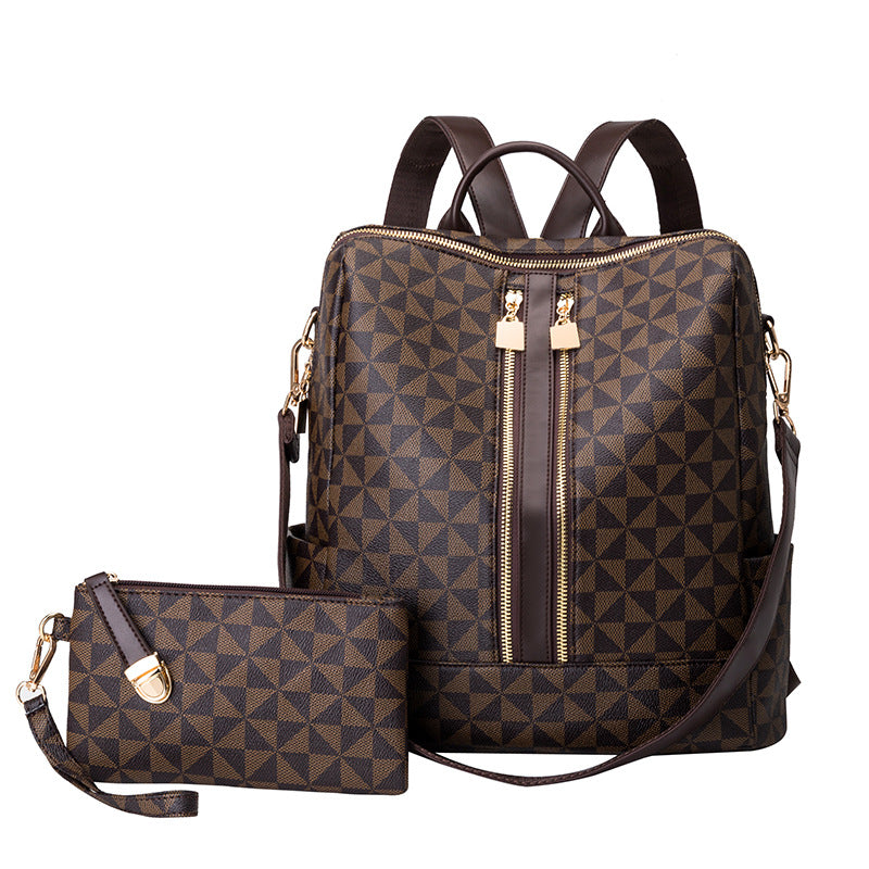 Sac à dos Femme Cuir Pu avec Imprimé Fleuri