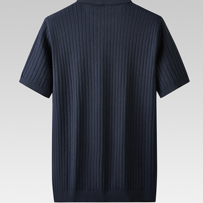 Chemise Polo Homme Côte d'Azur Style Marin