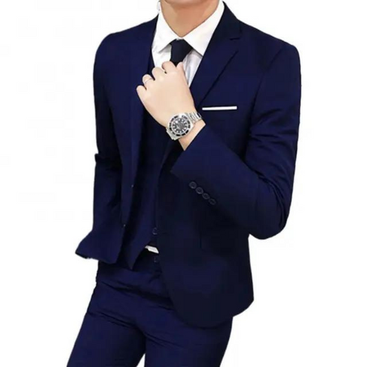Costume Homme Mariage Classique 3 Pièces Slim Fit - PanierRoyale