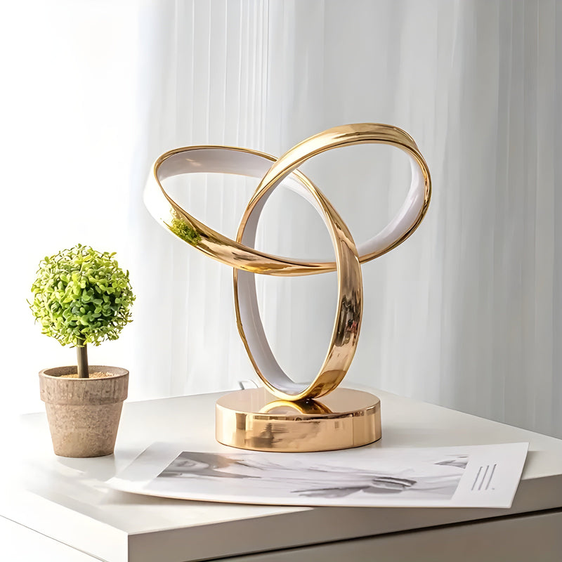 Lampe de Bureau Réglable avec Abat-Jour en Verre - PanierRoyale