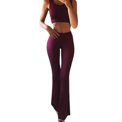 Pantalon Féminin Élégant Taille Haute avec Poches Côtelées - PanierRoyale