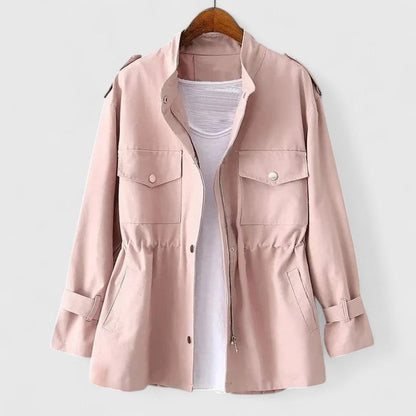 Manteau Safari Femme à Manches Longues