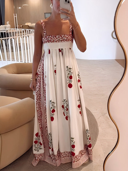 Robe Bohème à Bretelles Fleurs Été - BerlinGlamour