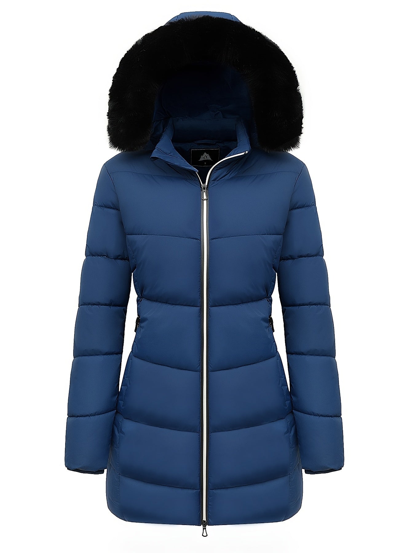 Manteau Femme Hiver Chaud avec Capuche et Poches Réversibles - PanierRoyale