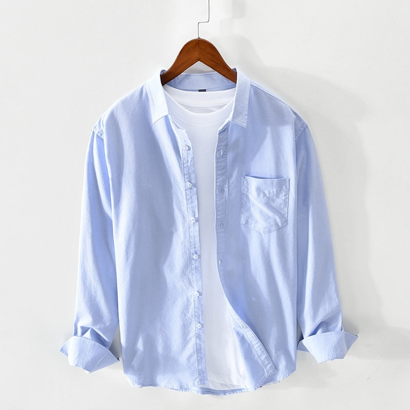 Chemise Homme Oxford en Coton Respirant