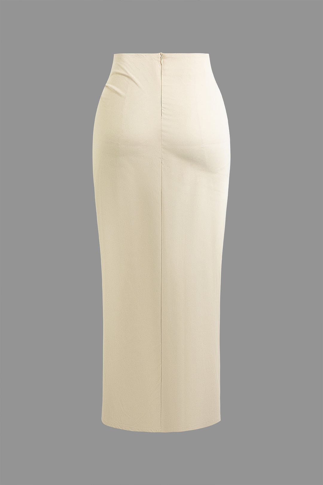 Robe mi-longue Élégante Plissée avec Fente