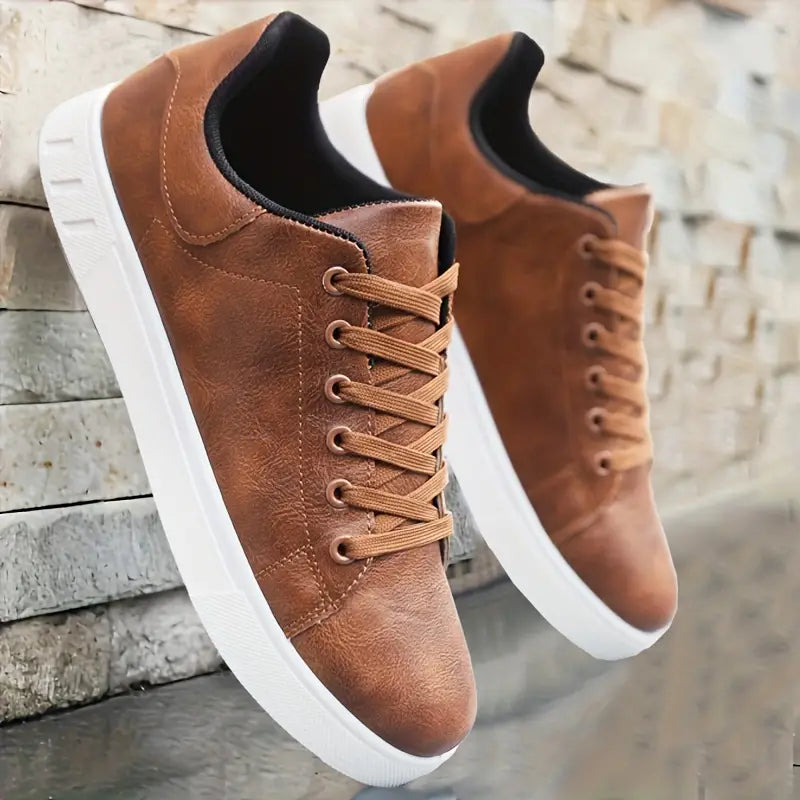 Chaussures Homme Confortables à Lacets avec Semelle Amortie