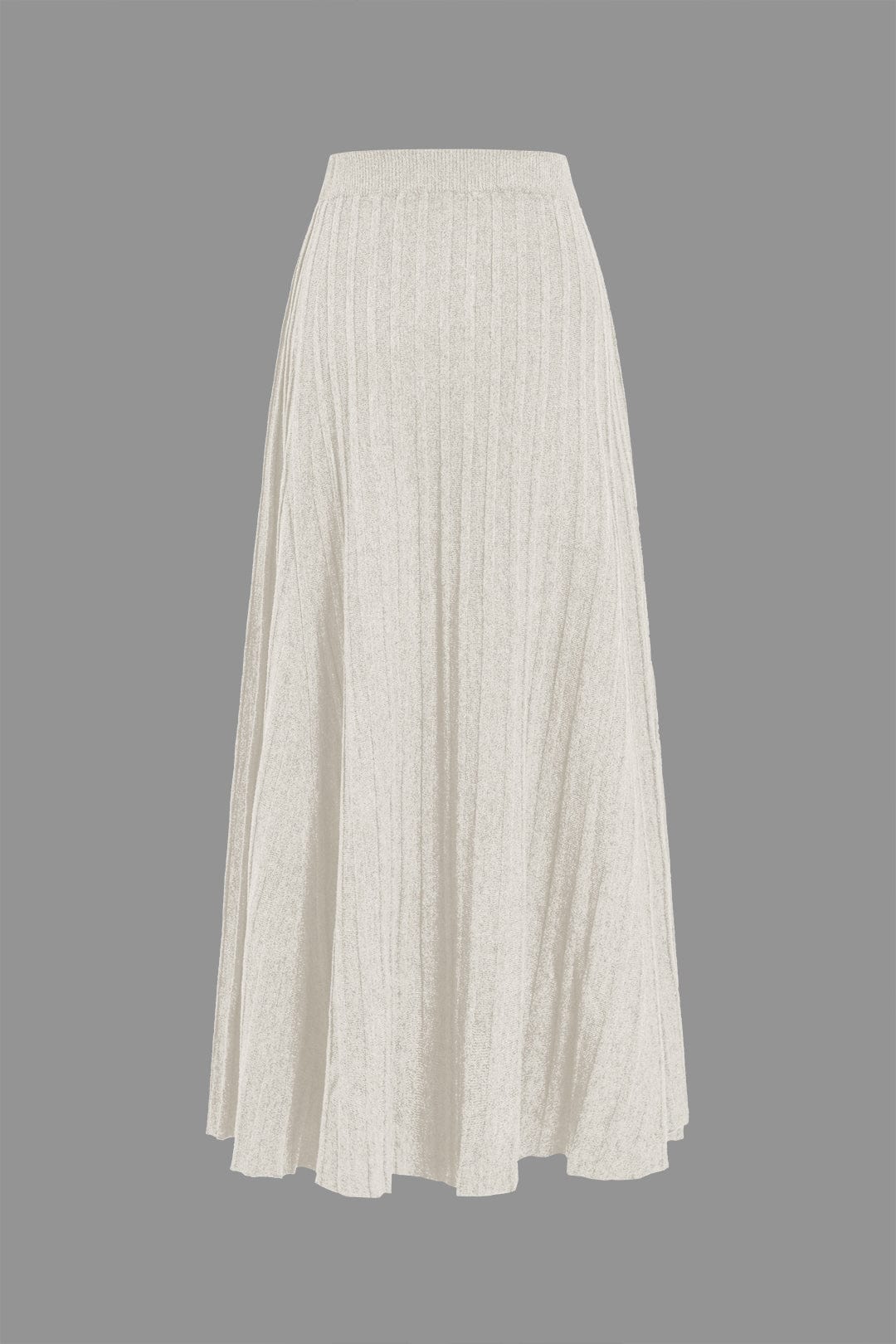 Robe Mi-Longue Élastique Plissée Féminine