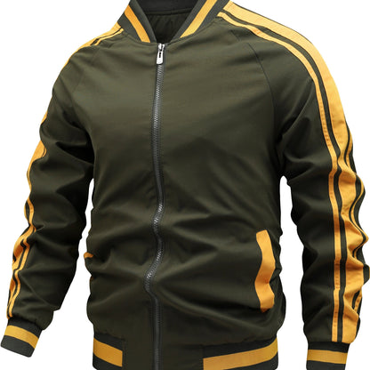 Veste de Running Homme Blanc et Vert Foncé