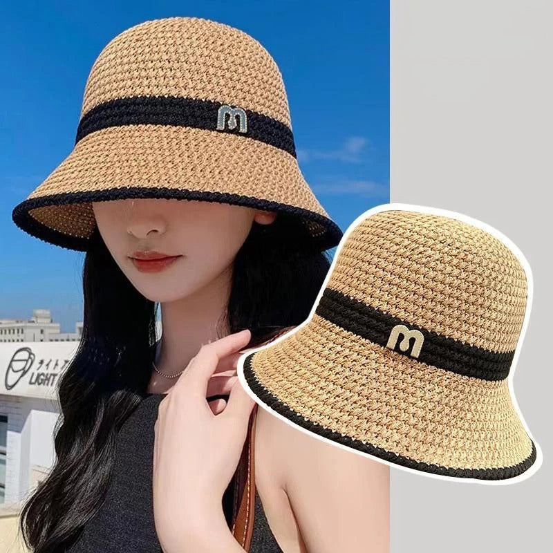 Casquette de Soleil Femme à Large Visière - PanierRoyale