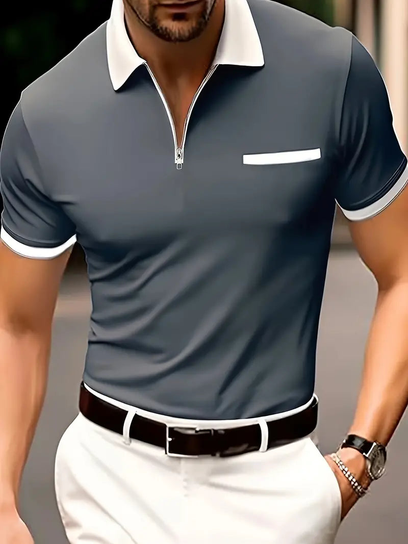 Chemise Golf Homme Ventilée Col en V - BerlinGlamour
