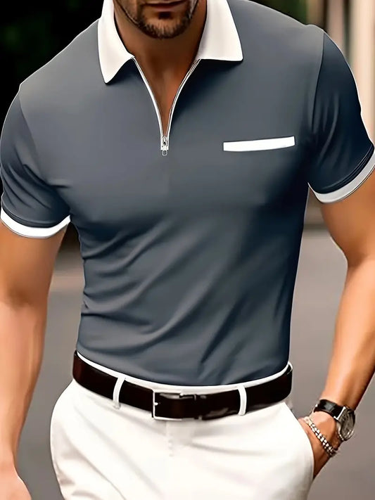 Chemise Golf Homme Ventilée Col en V - BerlinGlamour