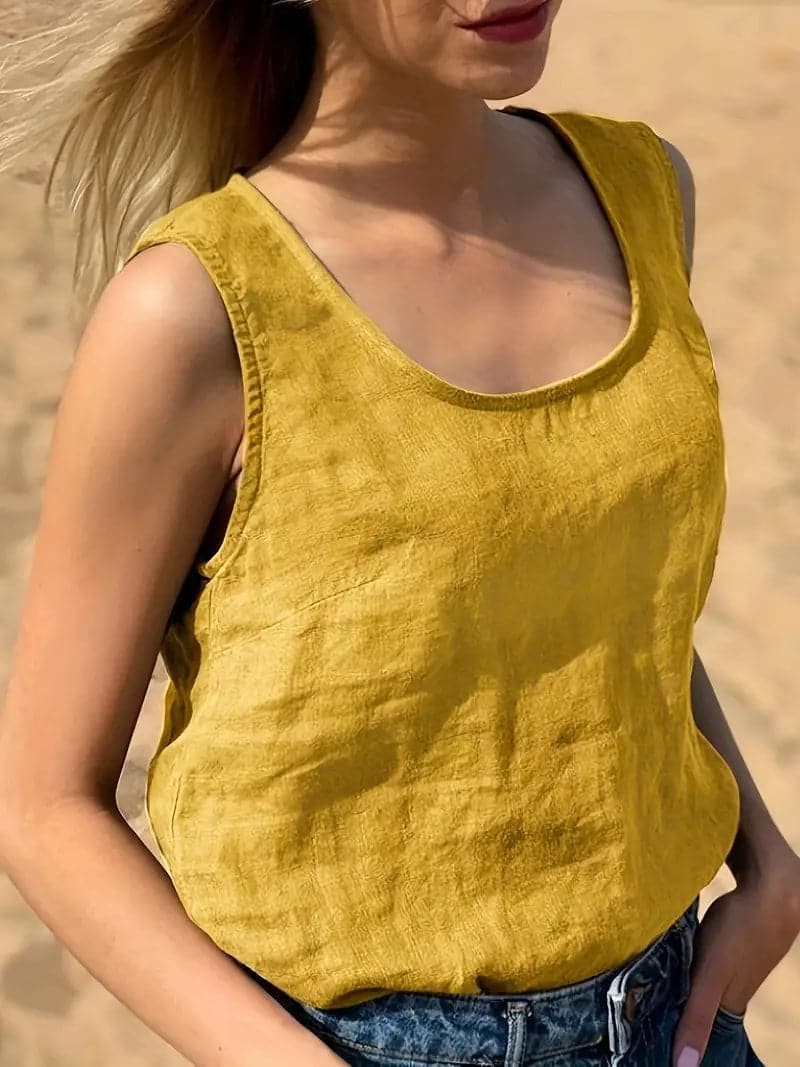 Débardeur Femme Léger en Coton pour Été - PanierRoyale