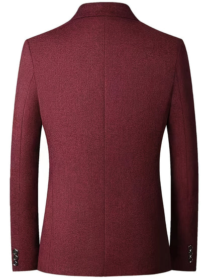 Veste Blazer Boutonnée Pour Homme | Hiver