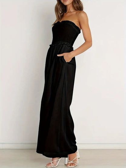 MiSun™ – Combinaison Femme Chic Noire Élégante et Confortable-3
