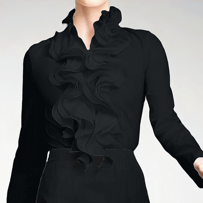 Robe Femme Élégante Manches Longues Décolleté Profond - PanierRoyale