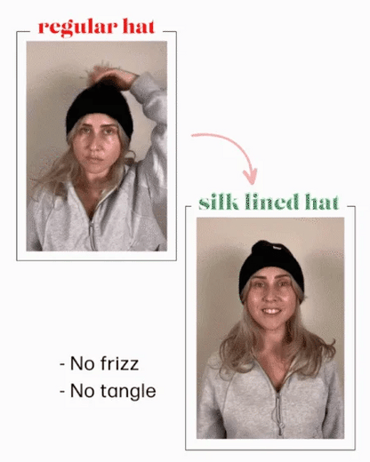 Chapeau Femme Élégant en Soie Noir Classique