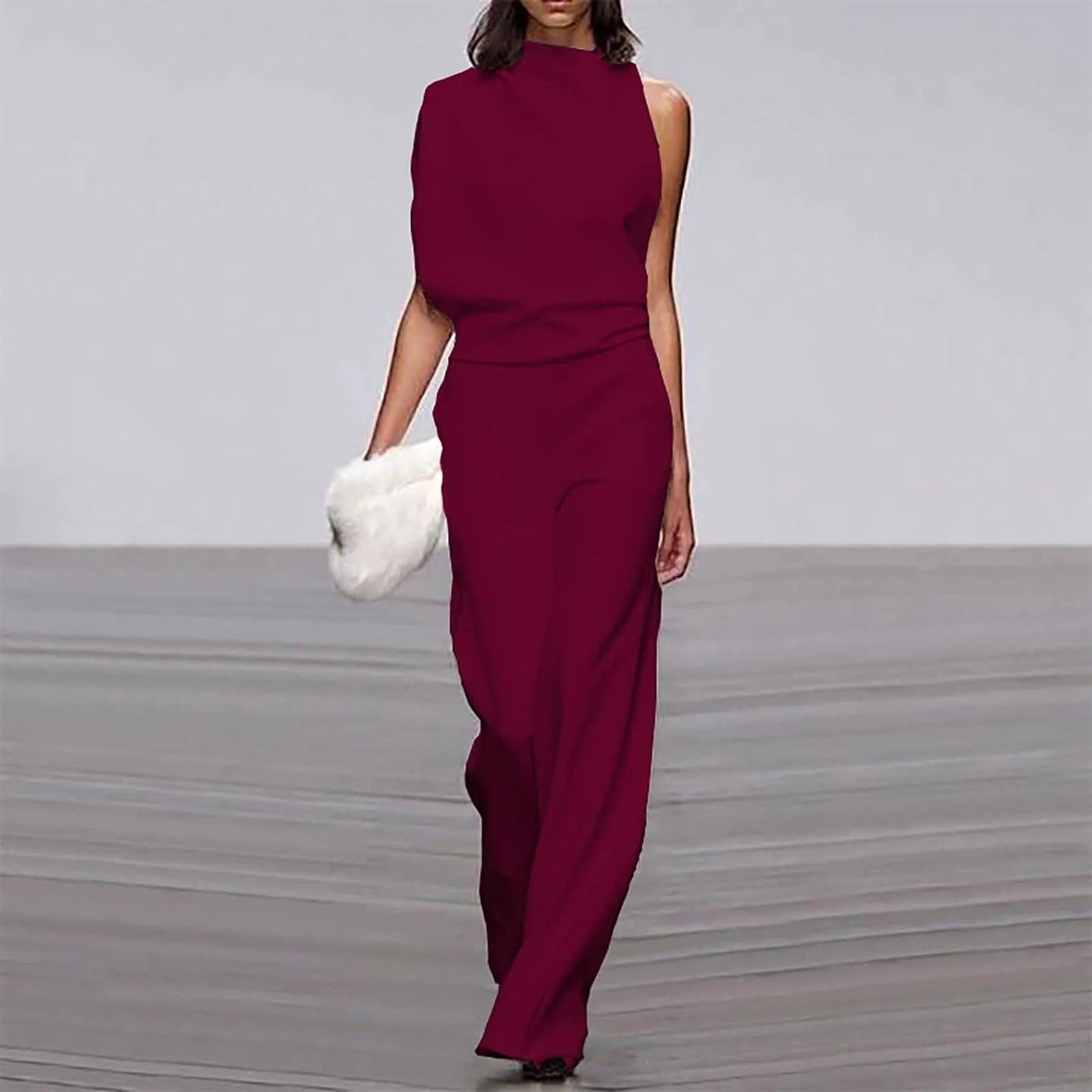 Robe Décontractée Épaule Découverte Chic pour Femme