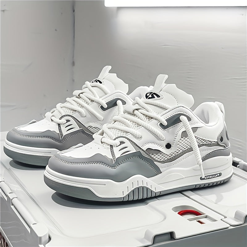 Baskets Running Noires et Blanches avec Lacets Réglables