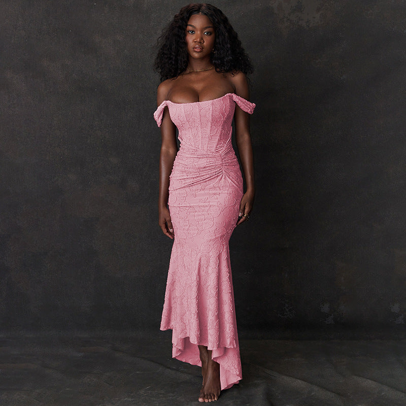 Robe de Soirée Chic en Satin pour Femme - PanierRoyale
