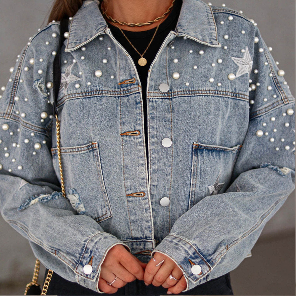 Veste en Jean Tendance - vue 2