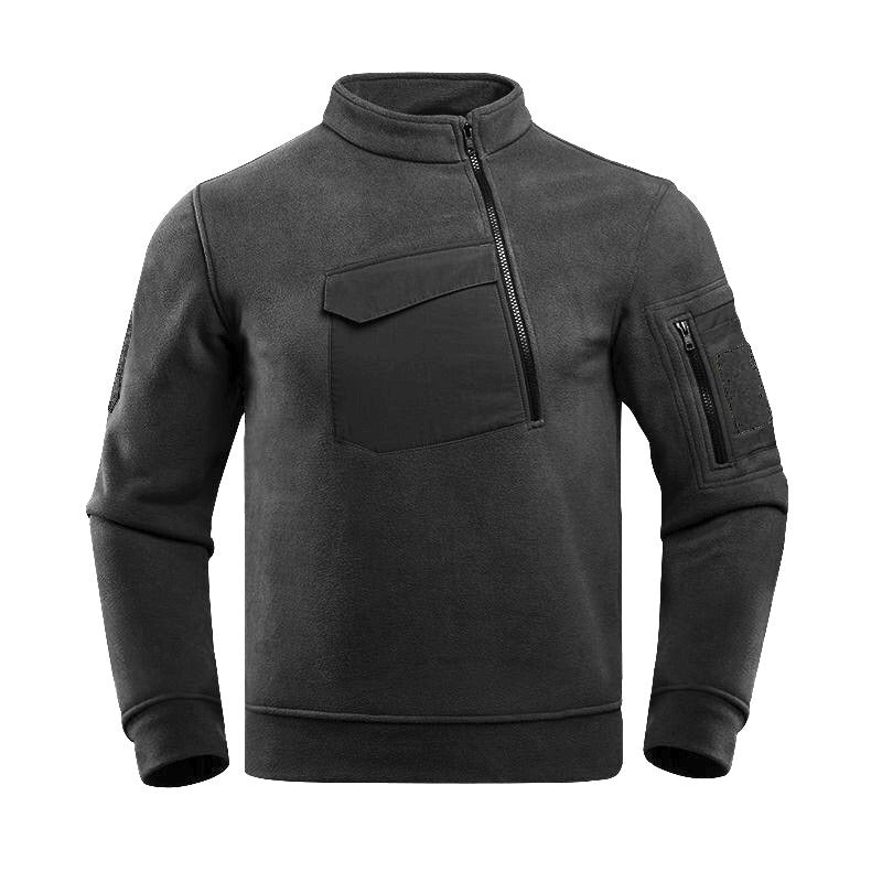 Veste Hiver Homme Polaire avec Poches Zippées