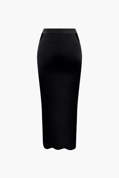 Ensemble de Deux-Pièces Chic avec Ceinture