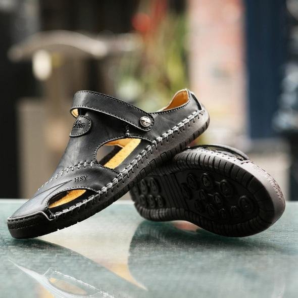 Sandales Homme Cuir Souple et Respirant