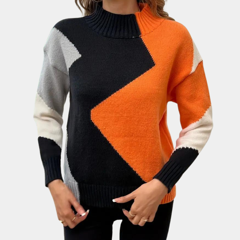 ANDREA - Pull Tricoté Élégant pour Femmes