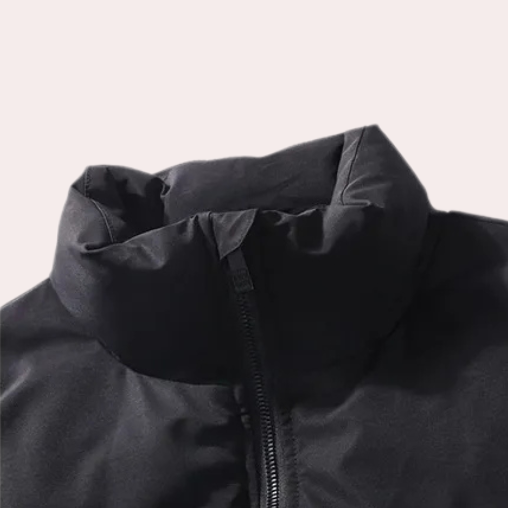 Veste d'Hiver Élégante Noire - vue 3