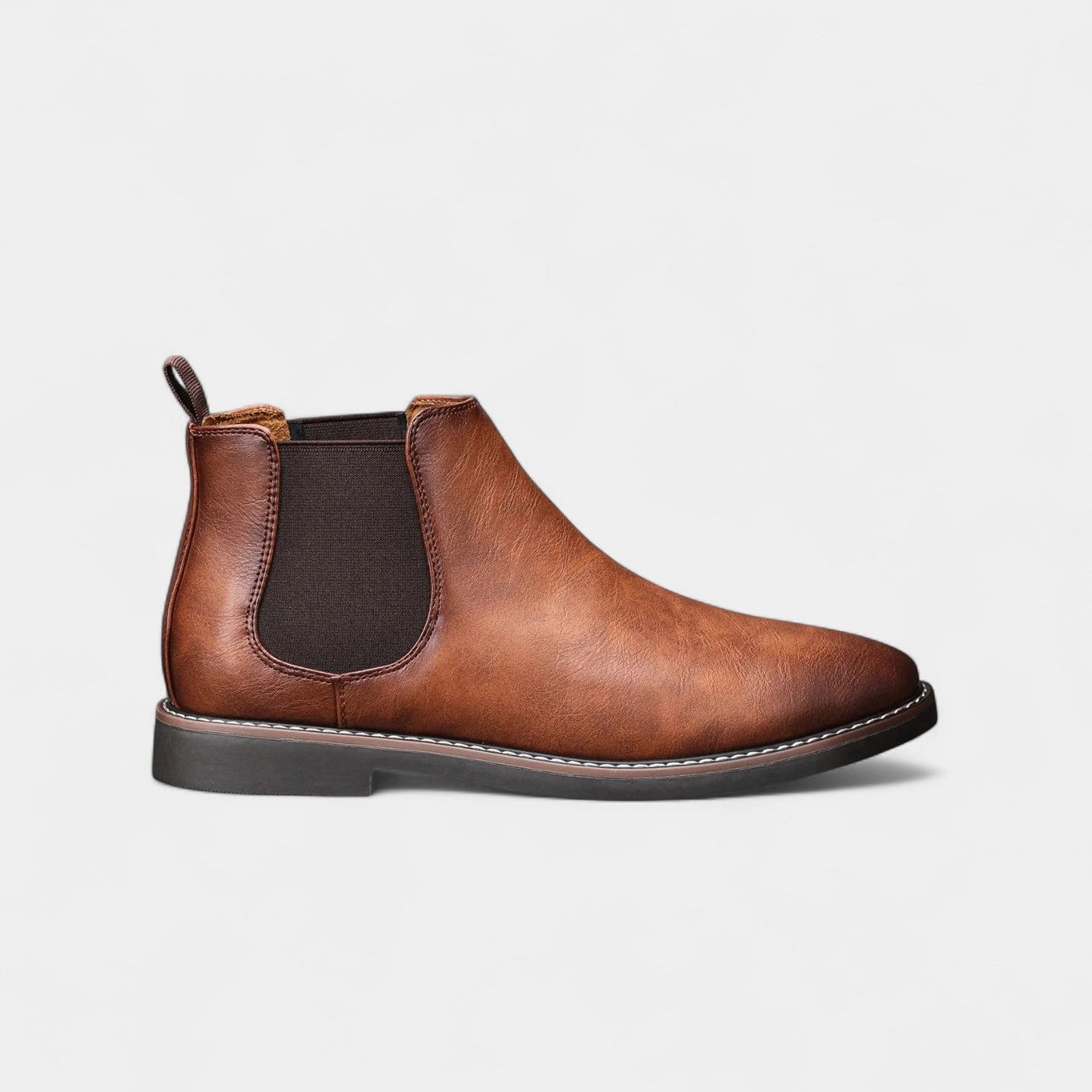 Bottes Chelsea Homme cuir synthétique élastique - BerlinGlamour
