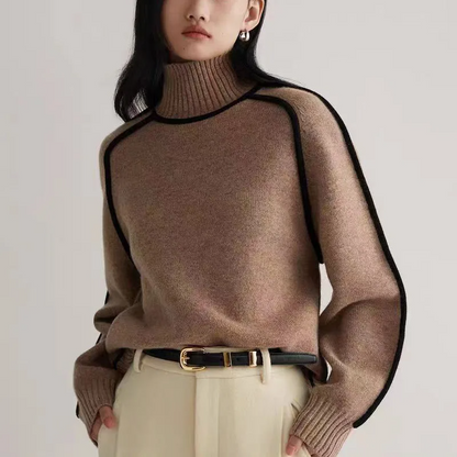 Pull Col Roulé En Cachemire Pour Femme | Hiver