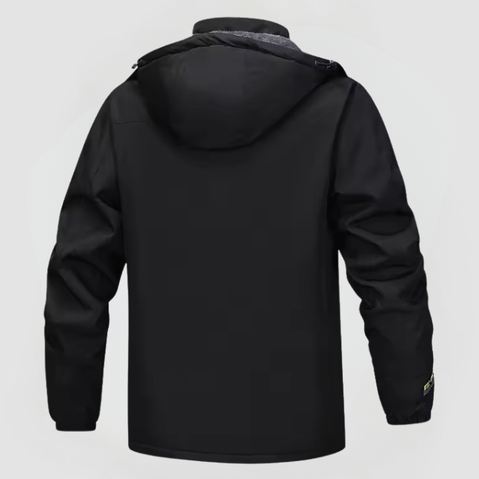 Parka Hiver Homme à Capuche et Fermeture Éclair
