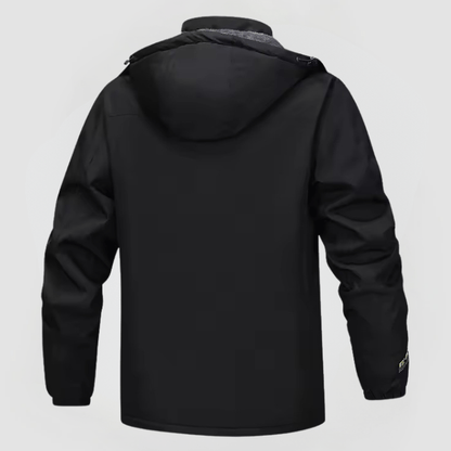 Parka Hiver Homme à Capuche et Fermeture Éclair