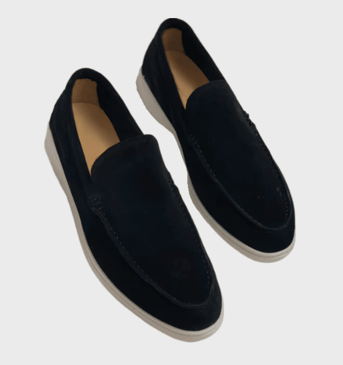 Mocassins Homme Cuir Italien Brun Classique
